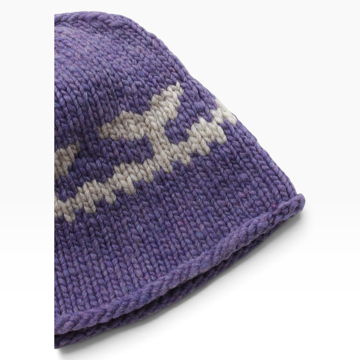 Whale tail wool beanie