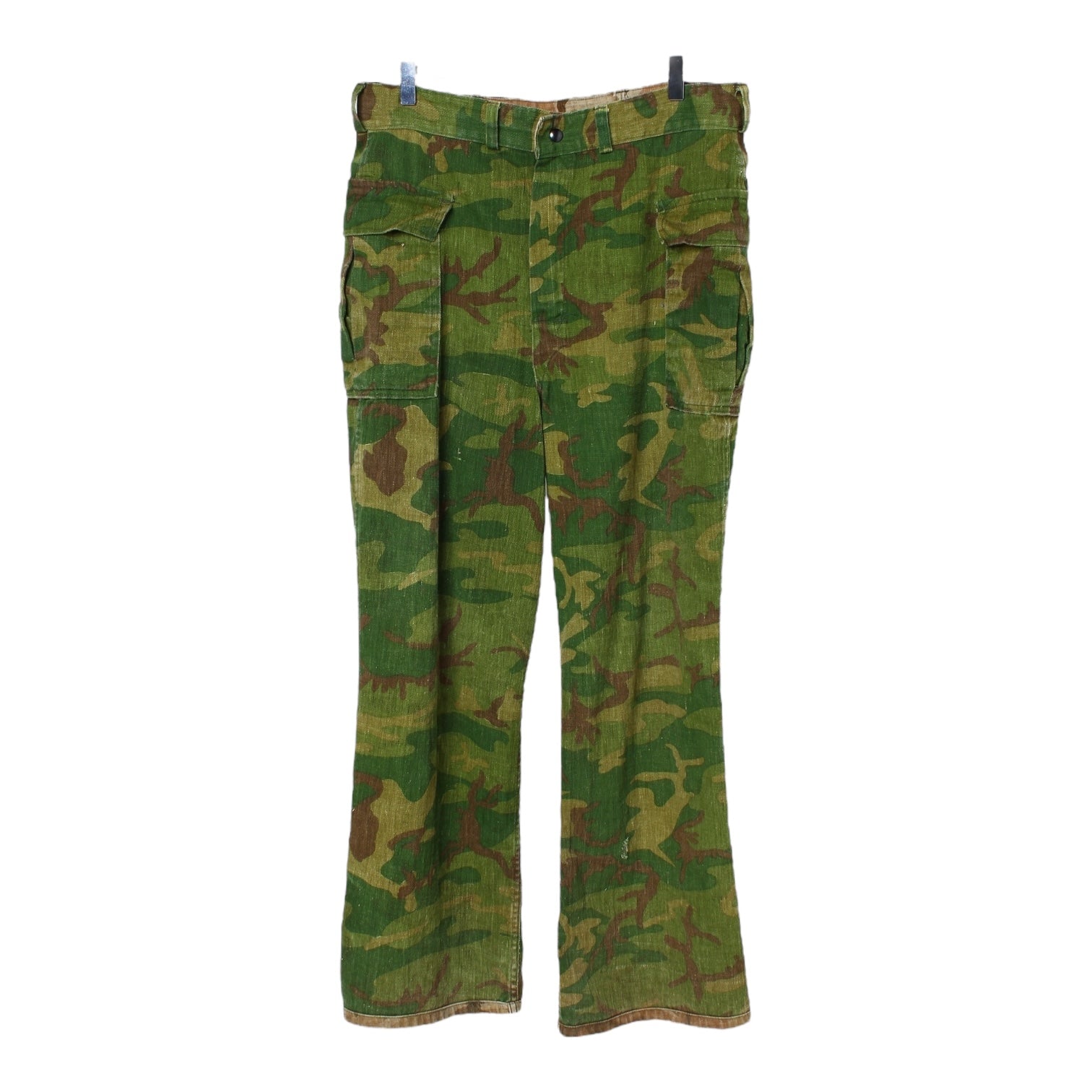 70s frog skin reversible camo cargo pant 34/29 – Vintage Sponsor