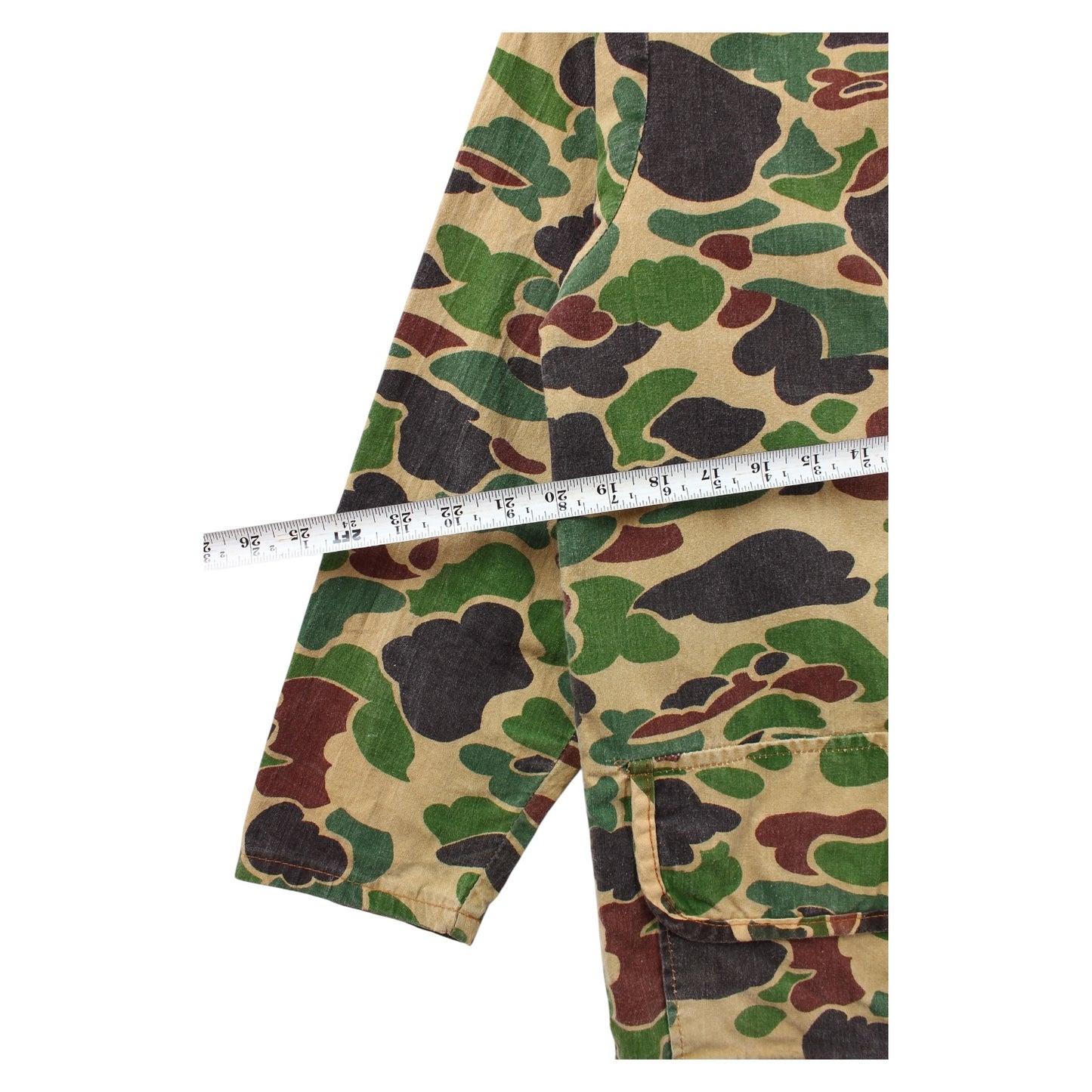 80s Duck camo shirt jacket Small