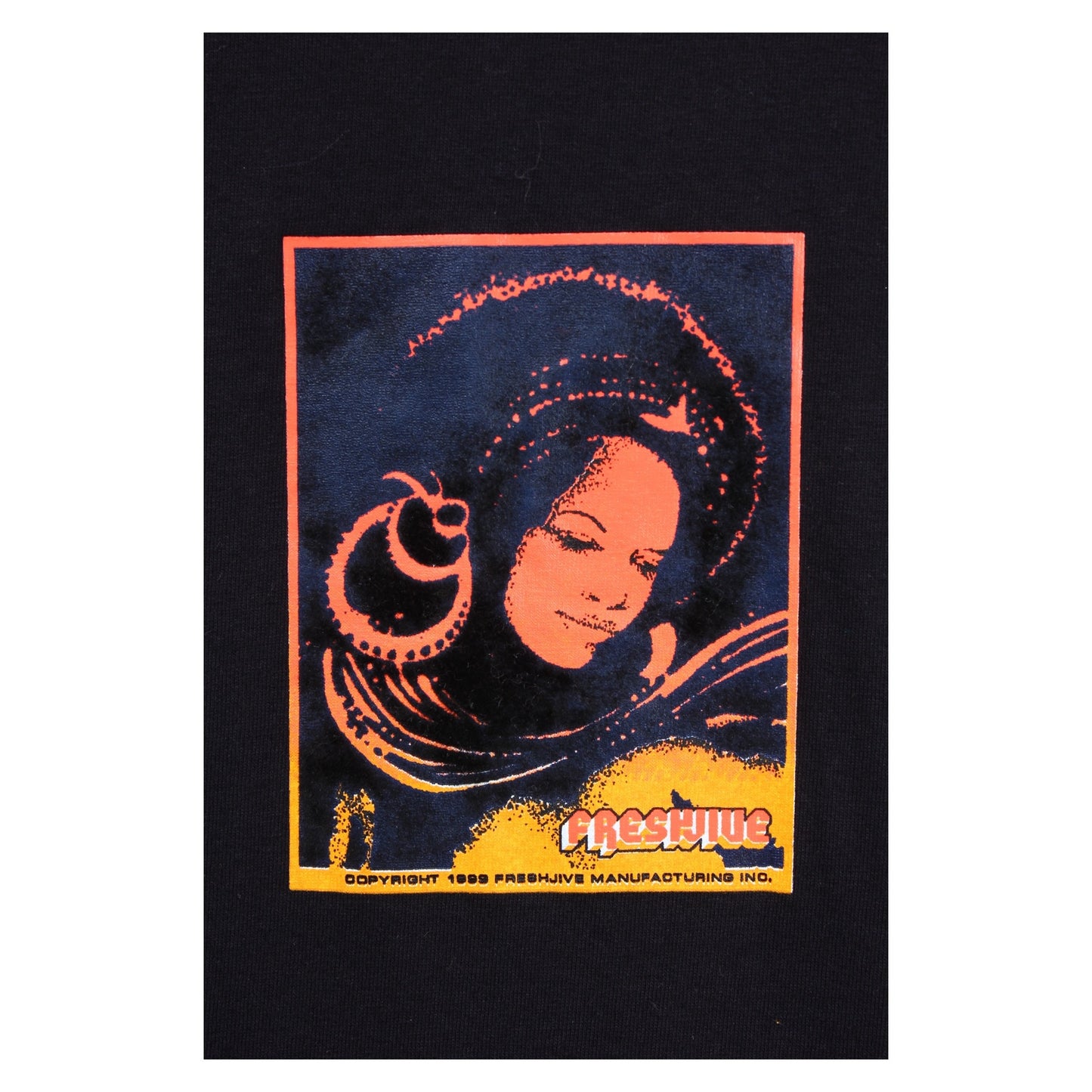 Freshjive black light poster tee large