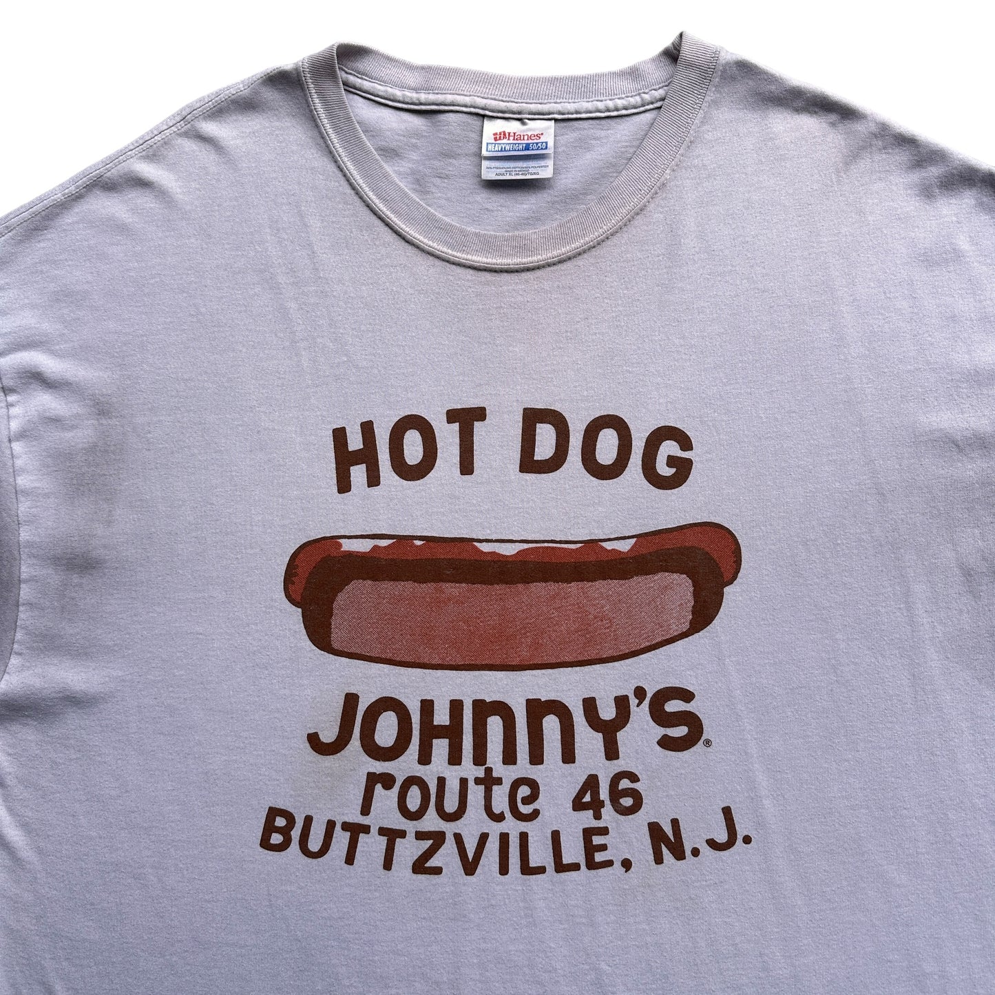 Hot dog johnnys tee XL