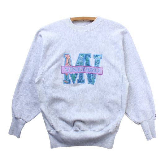 90s Martha’s vineyard reverse weave crewneck S/M