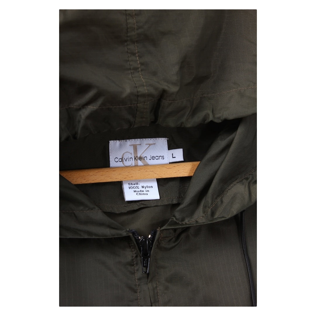 90s Calvin Klein packable jacket medium