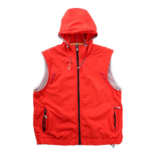 2000s Gap hooded vest large