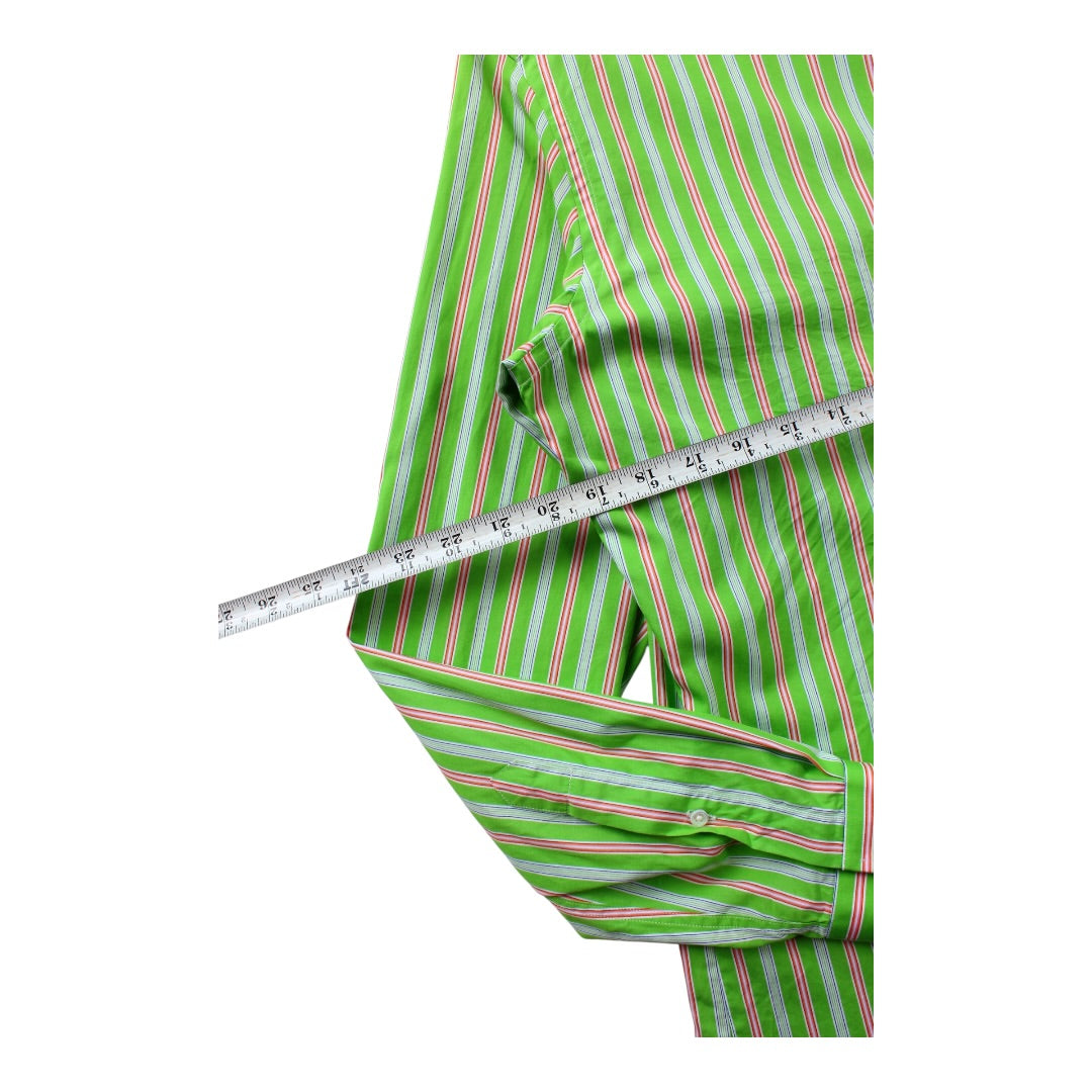 Purple label button up small