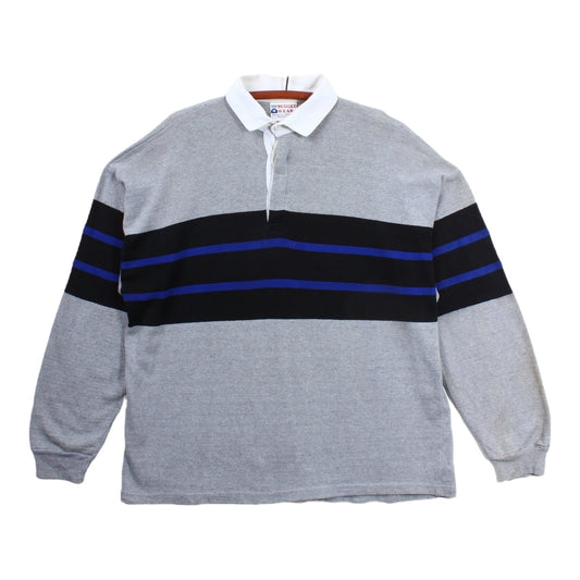 80s Rugged wear rugby large