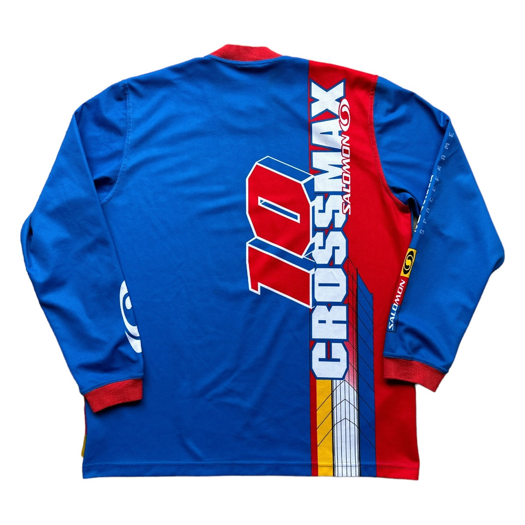 90s Salomon crossmax jersey large