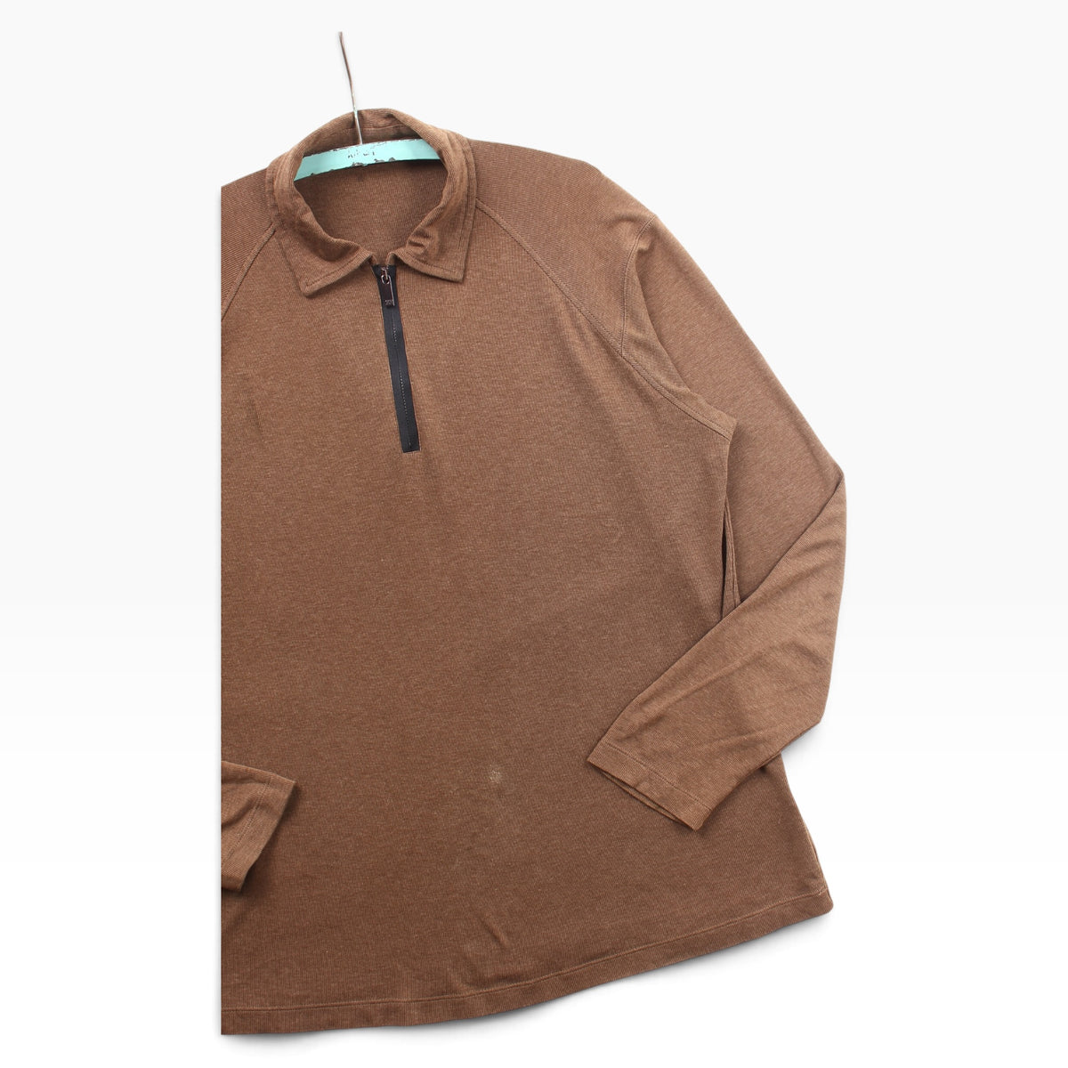 Zegna sport zip long sleeve polo M/L