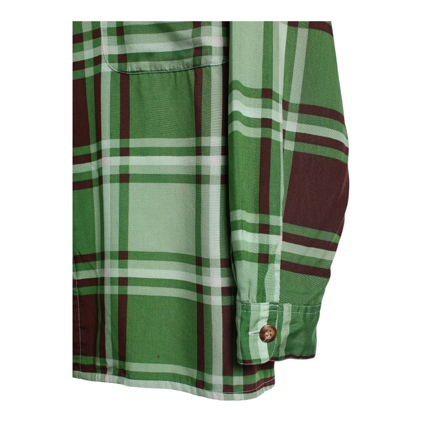 90s Esprit rayon zip shirt jacket medium