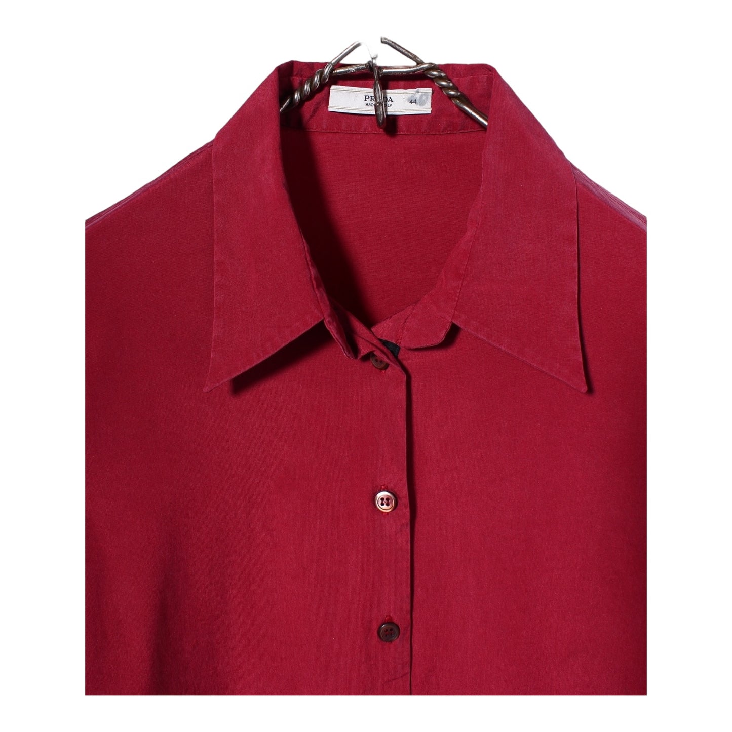 Prada button up stretchy women’s shirt XS