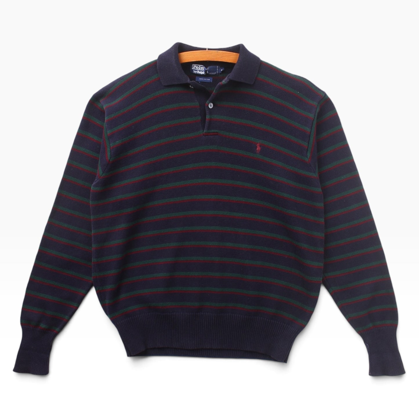 90s Polo Ralph Lauren cotton polo sweater S/M