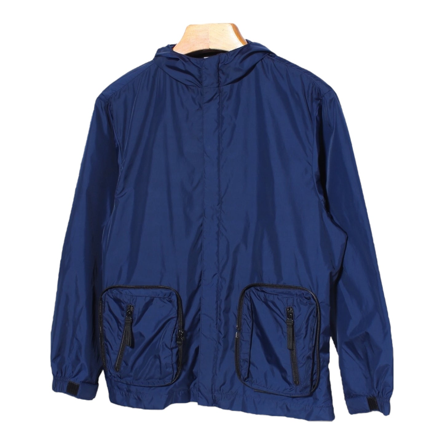 2000s Nike packable tech zip jacket M/L