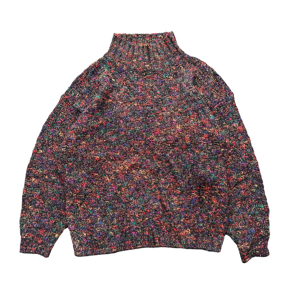 90s Cotton mock neck sweater S/M