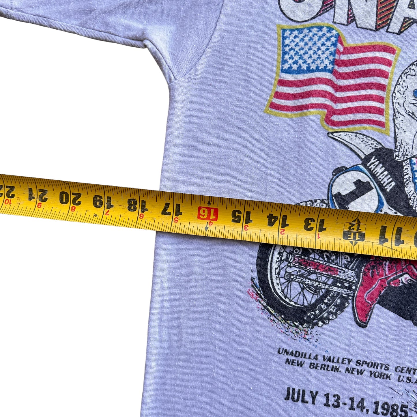 1985 Unadilla moto tee Small