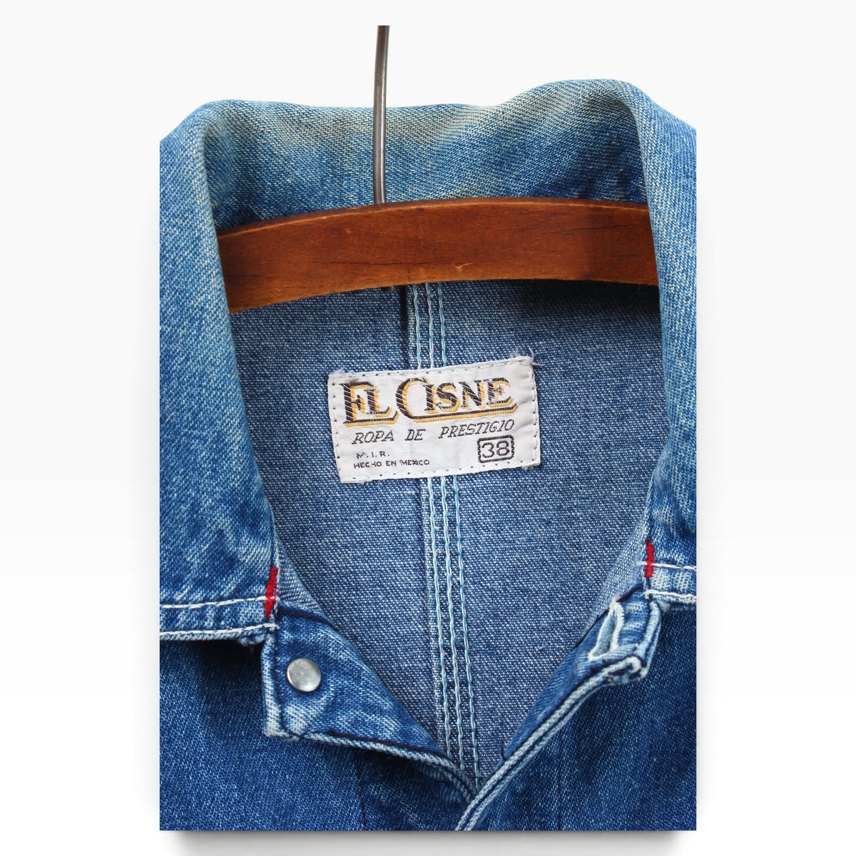 El Cisine denim chore coat small