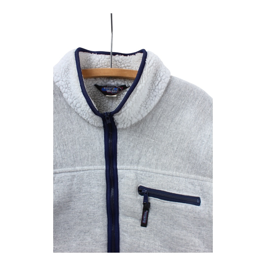 80s Early winters reverse deep pile fleece XXL