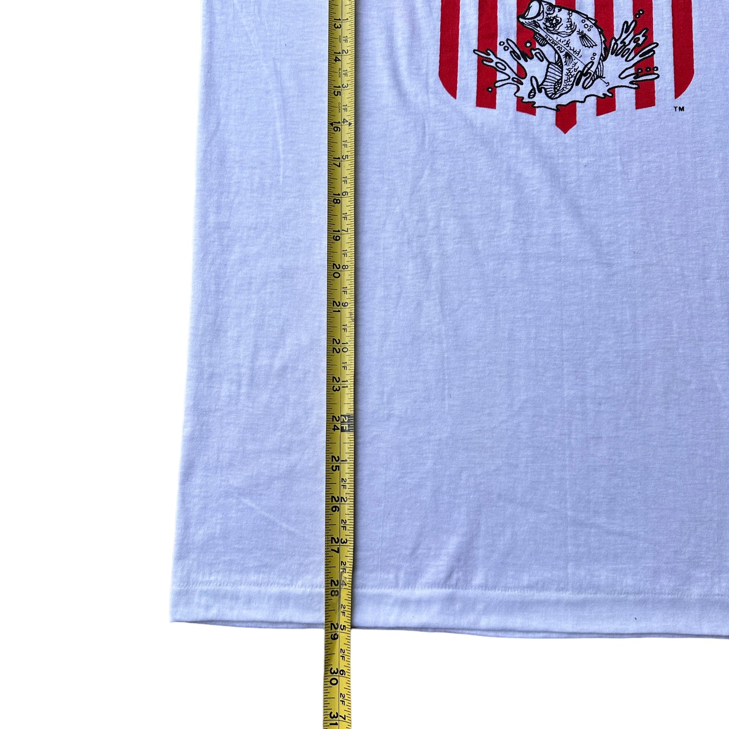 80s Fish america tee Small