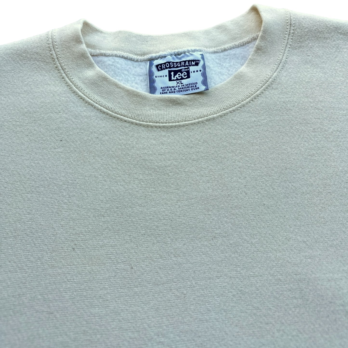 90s Lee cross grain heavy weight crewneck blank XL