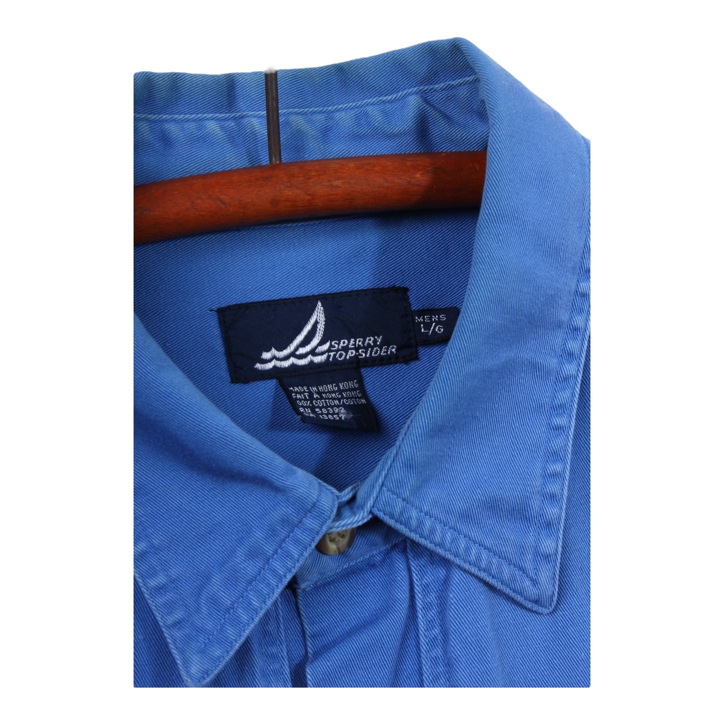 90s Sperry heavyweight cotton button up L/XL