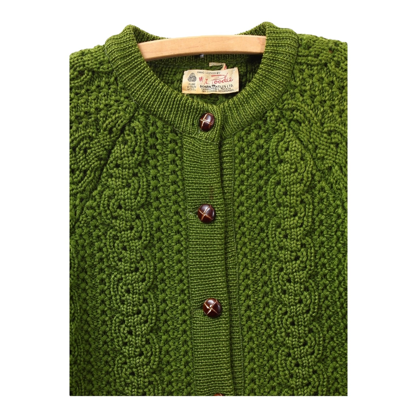 60s Mr poodle wool sweater small