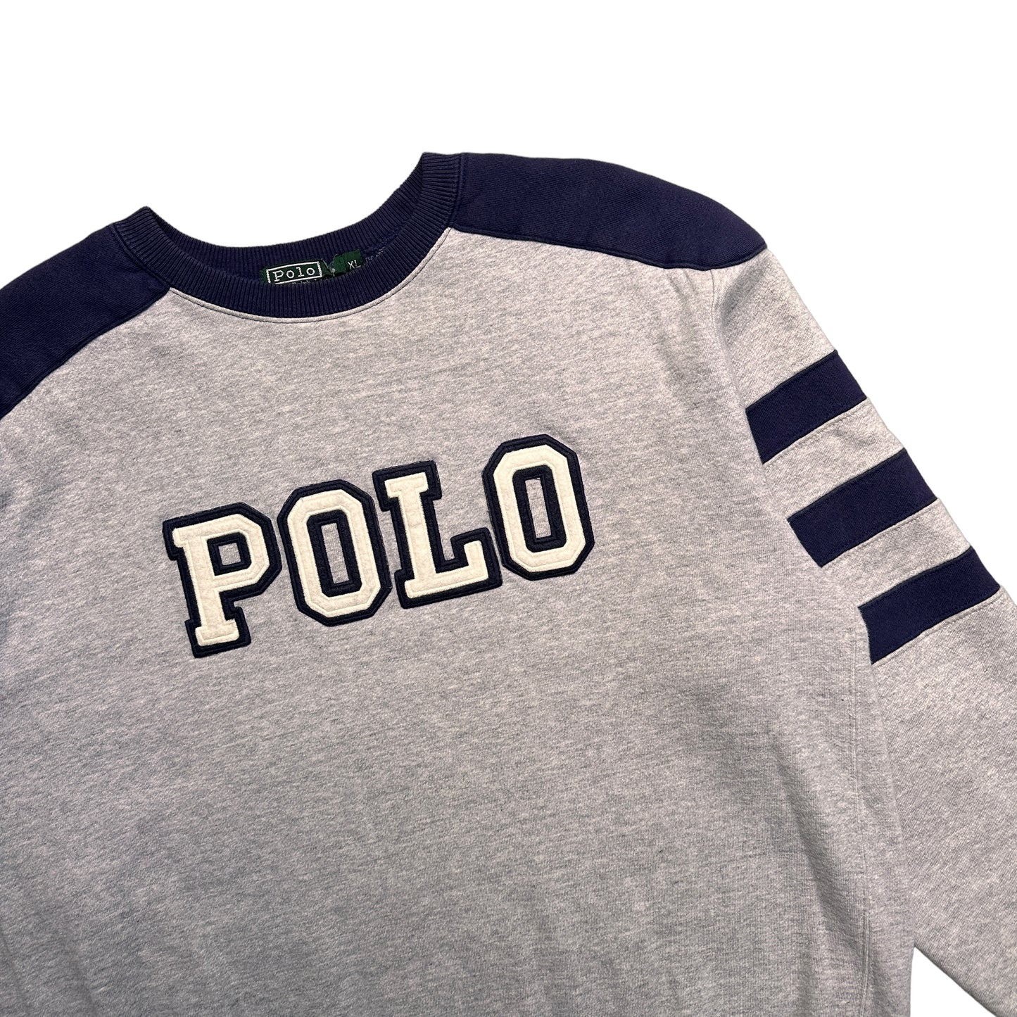 90s Polo spellout crewneck medium