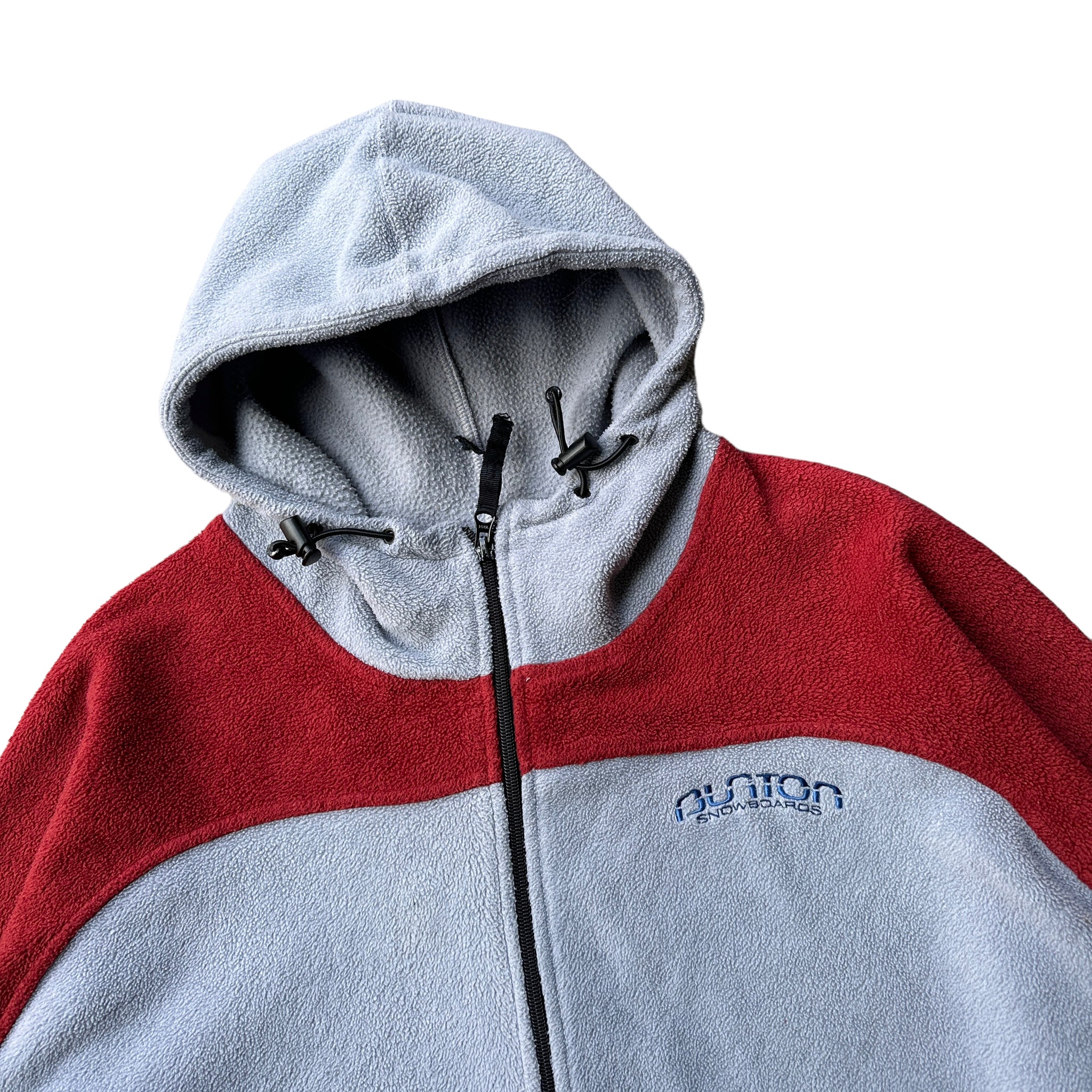 90s Burton hooded fleece XL