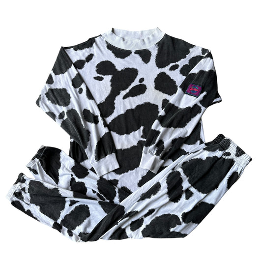 Cow long sleeve Small