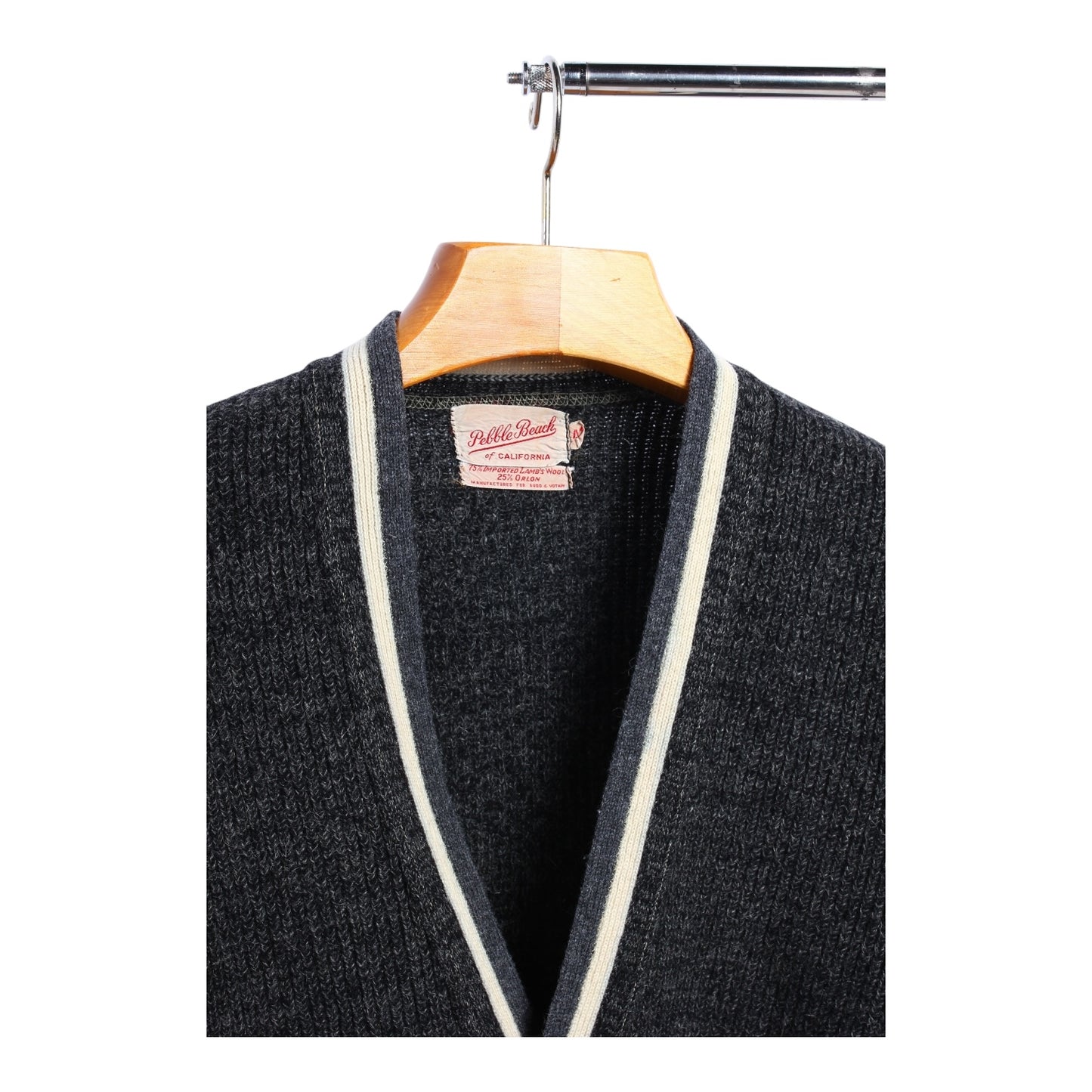 60s Lambs wool cardigan Small