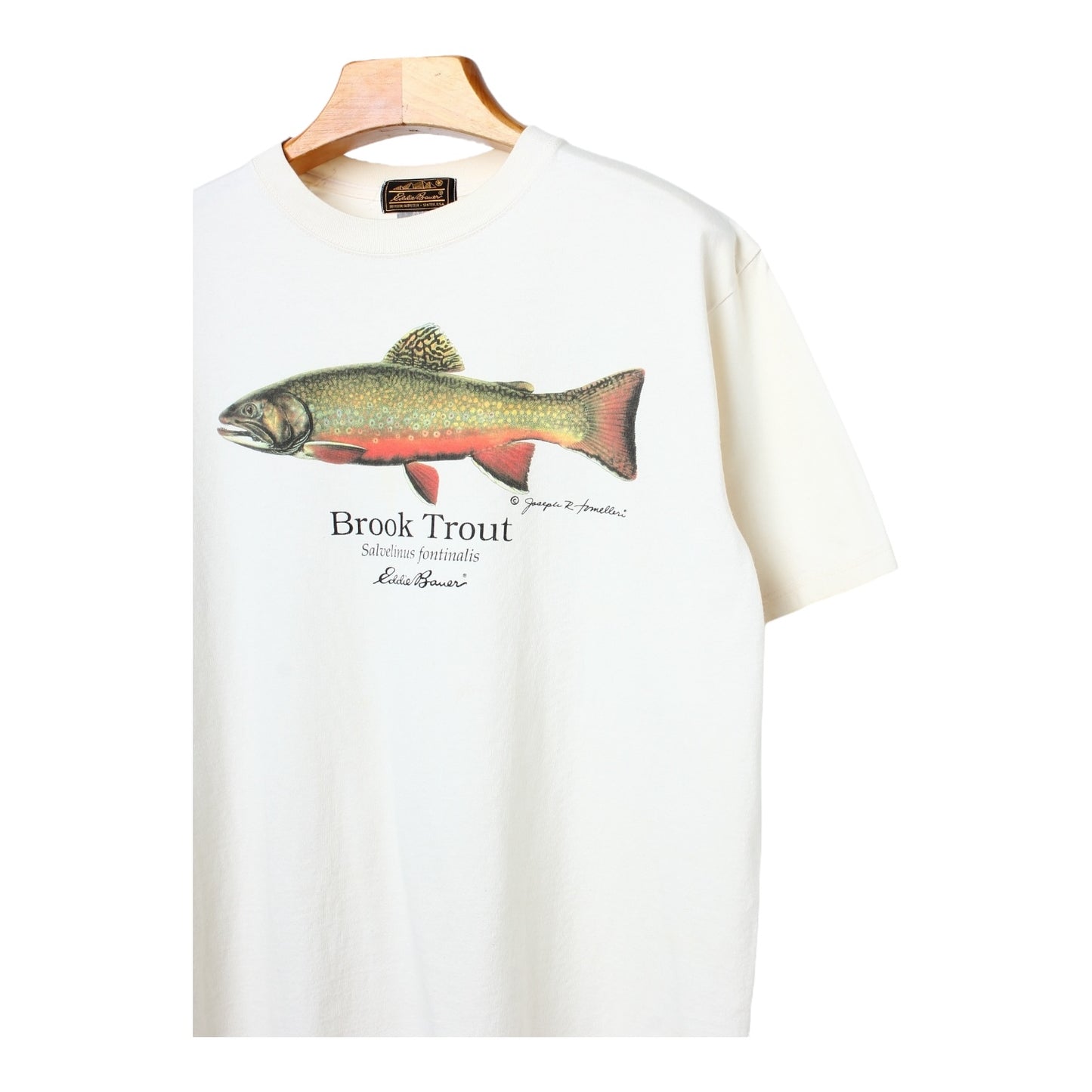90s Brook trout eddie bauer tee L/XL