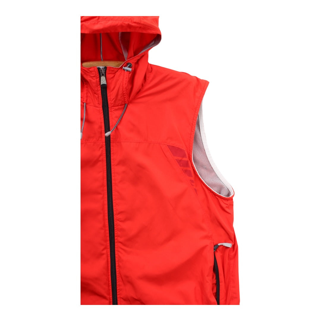 2000s Gap hooded vest large