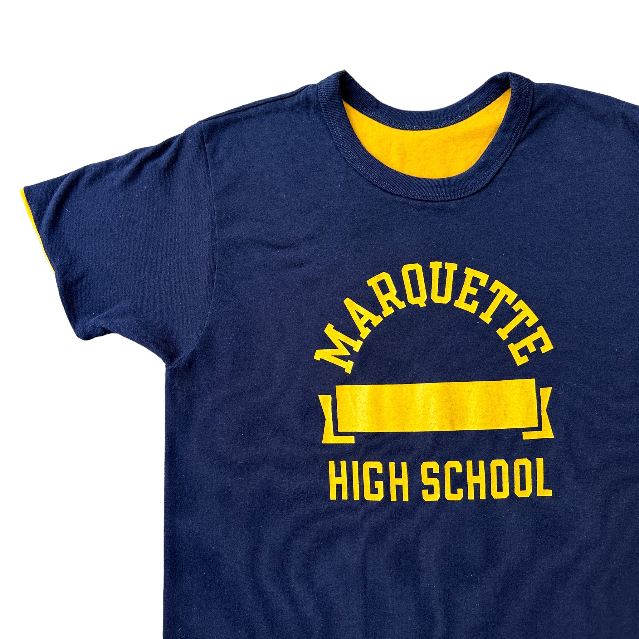 80s Champion double face two ply reversible shirt marquette
M/L