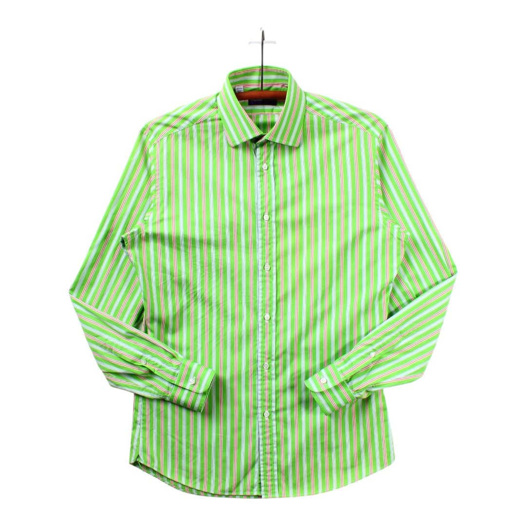 Purple label button up small