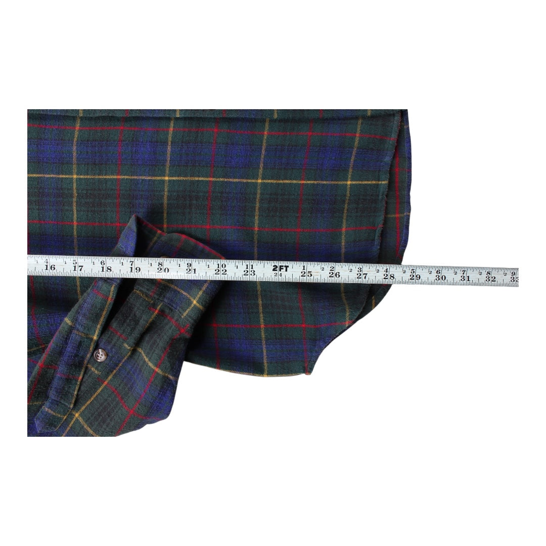 80s Plaid flannel medium