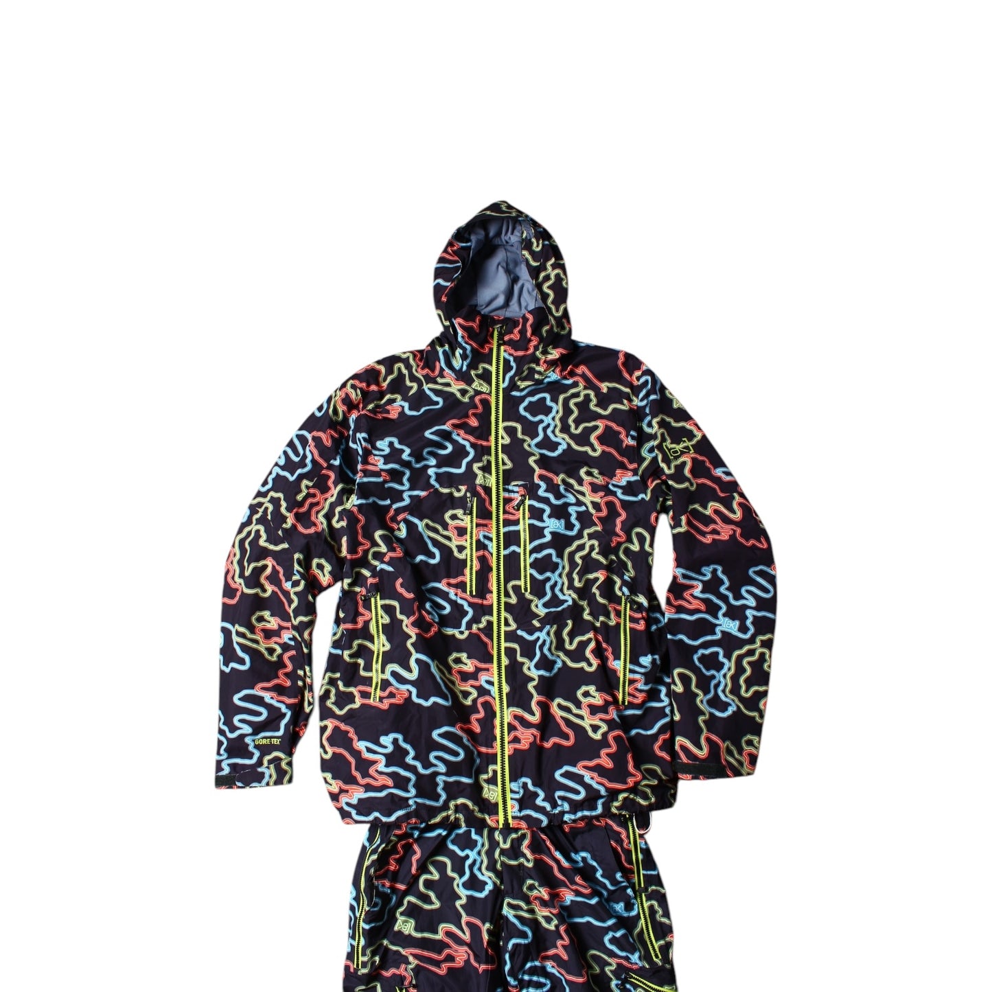 Burton AK rainbow camo set XL