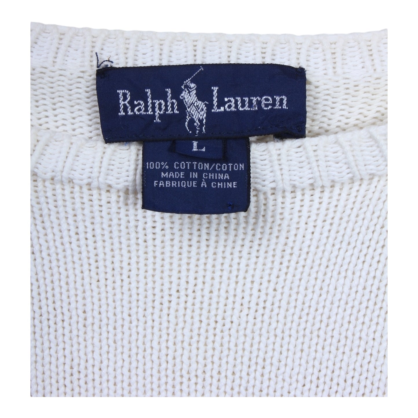 80s Polo Ralph Lauren cotton sweater M/L