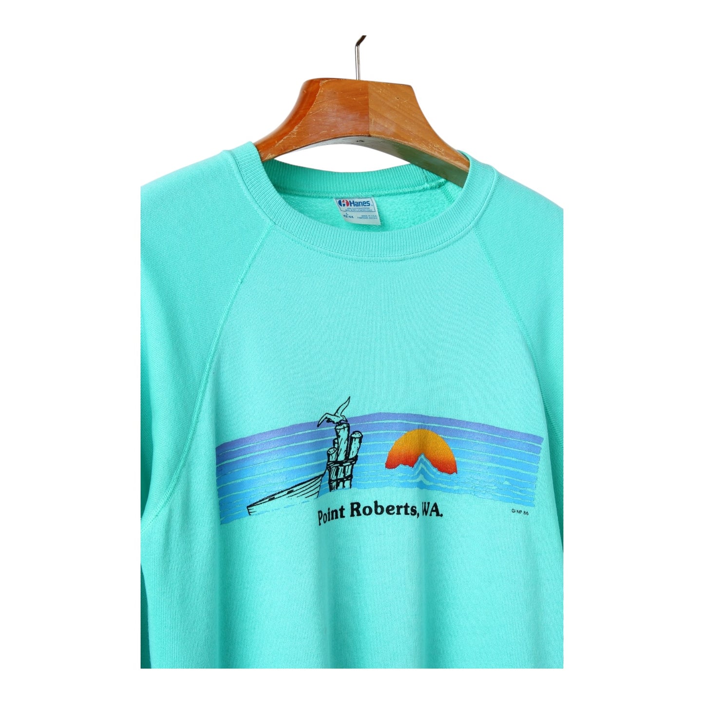 80s Point robert’s crewneck large