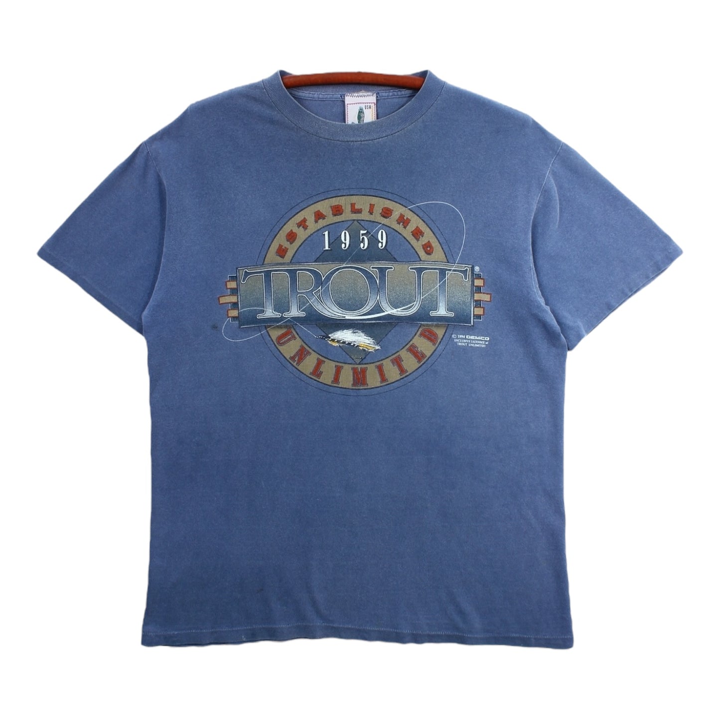 90s Trout unlimited tee M/L fish