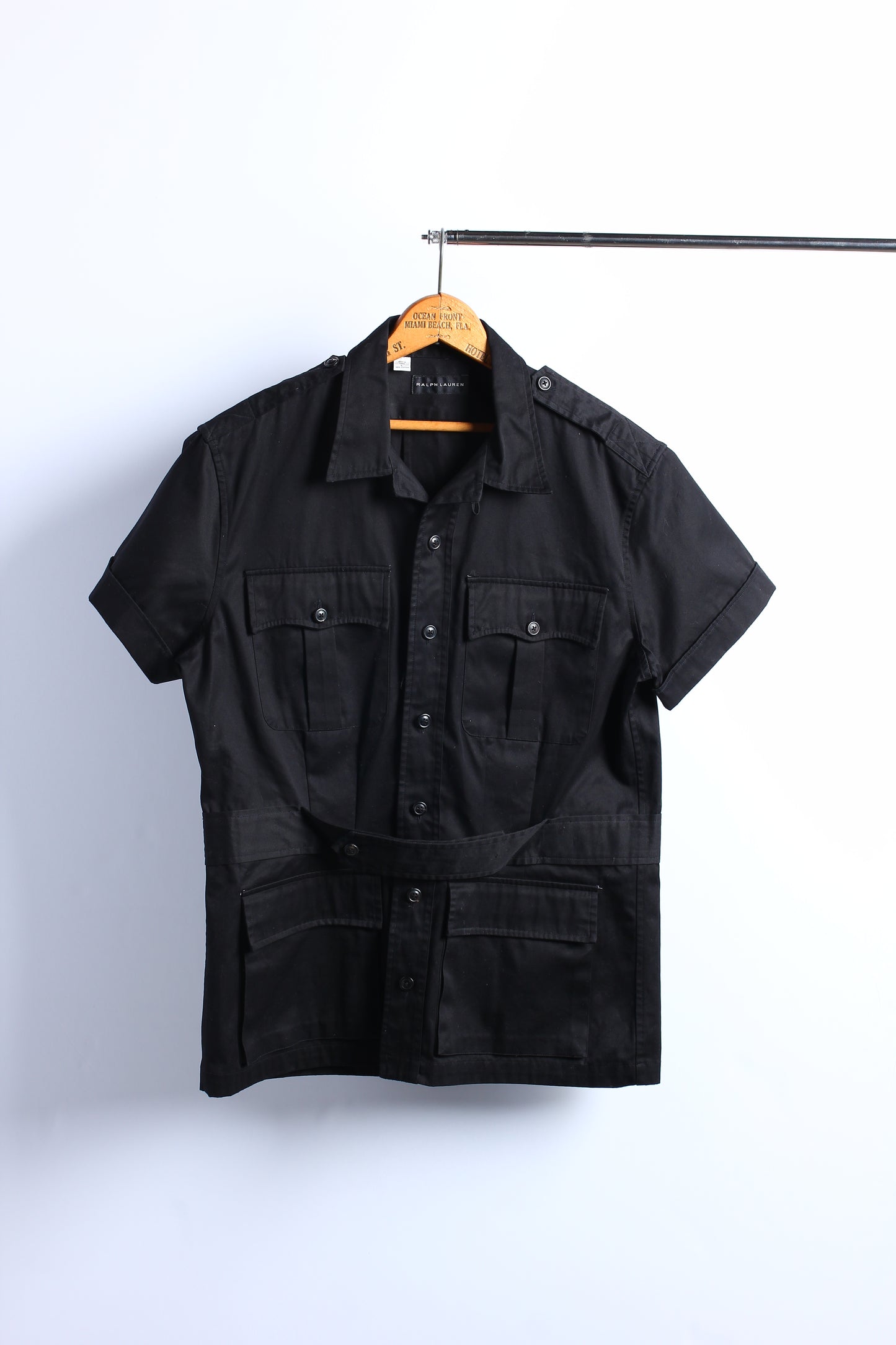 Ralph lauren black label safari shirt M/L