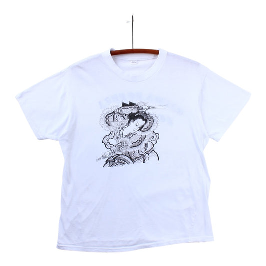 80s Japanese 50/50 tee small