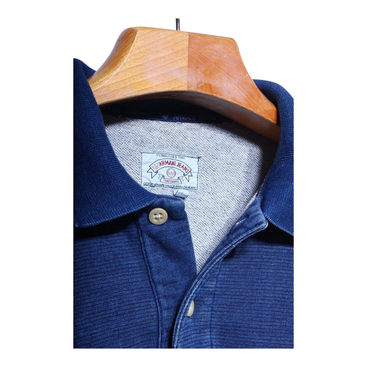 90s Armani jeans sweatshirt medium