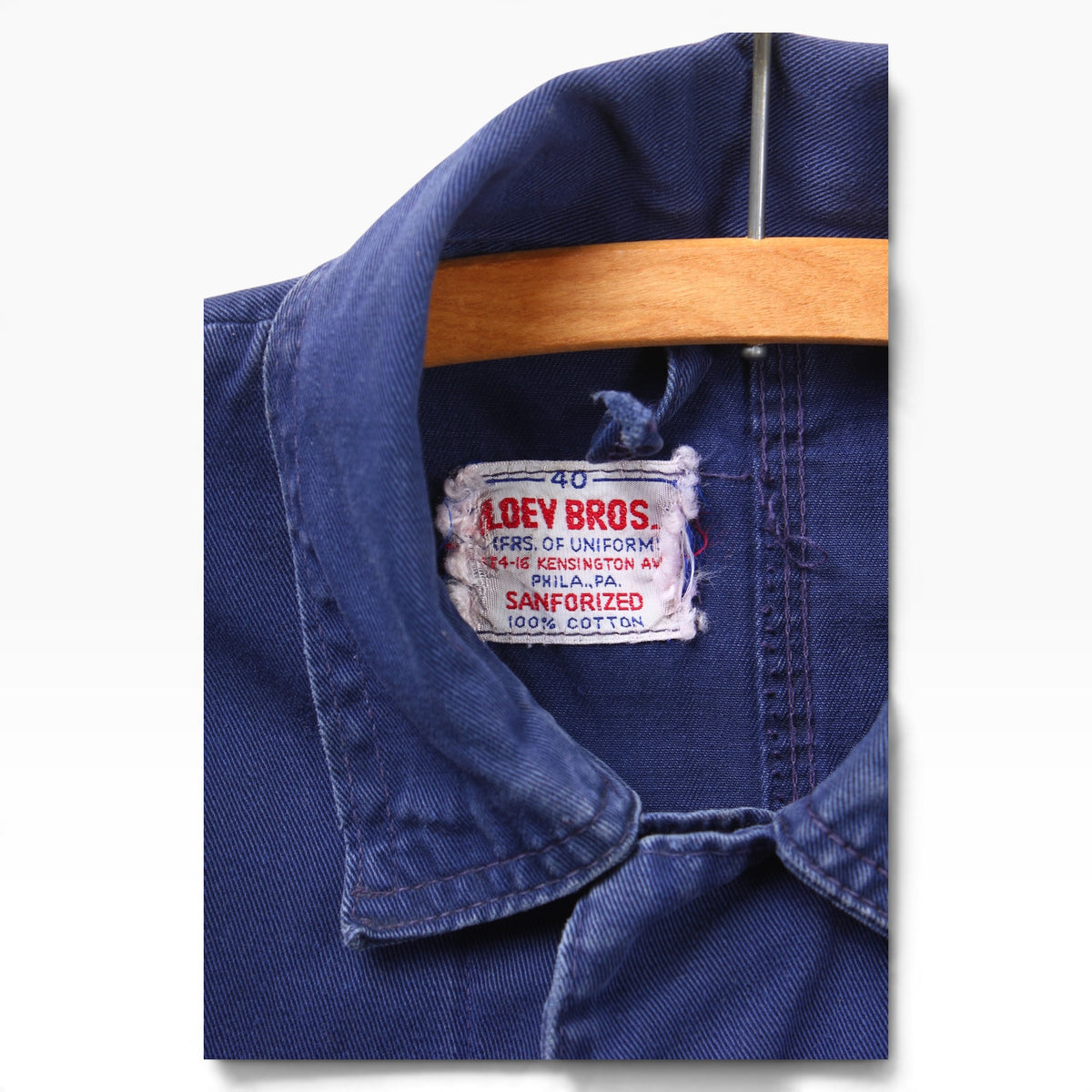 60s Loev bros gas station chain stitched jacket Medium