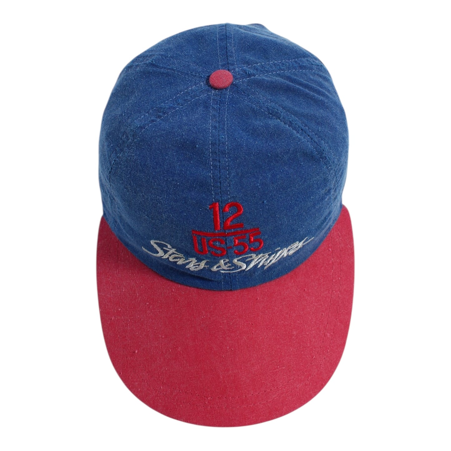 Stars and stripes sailing long bill hat