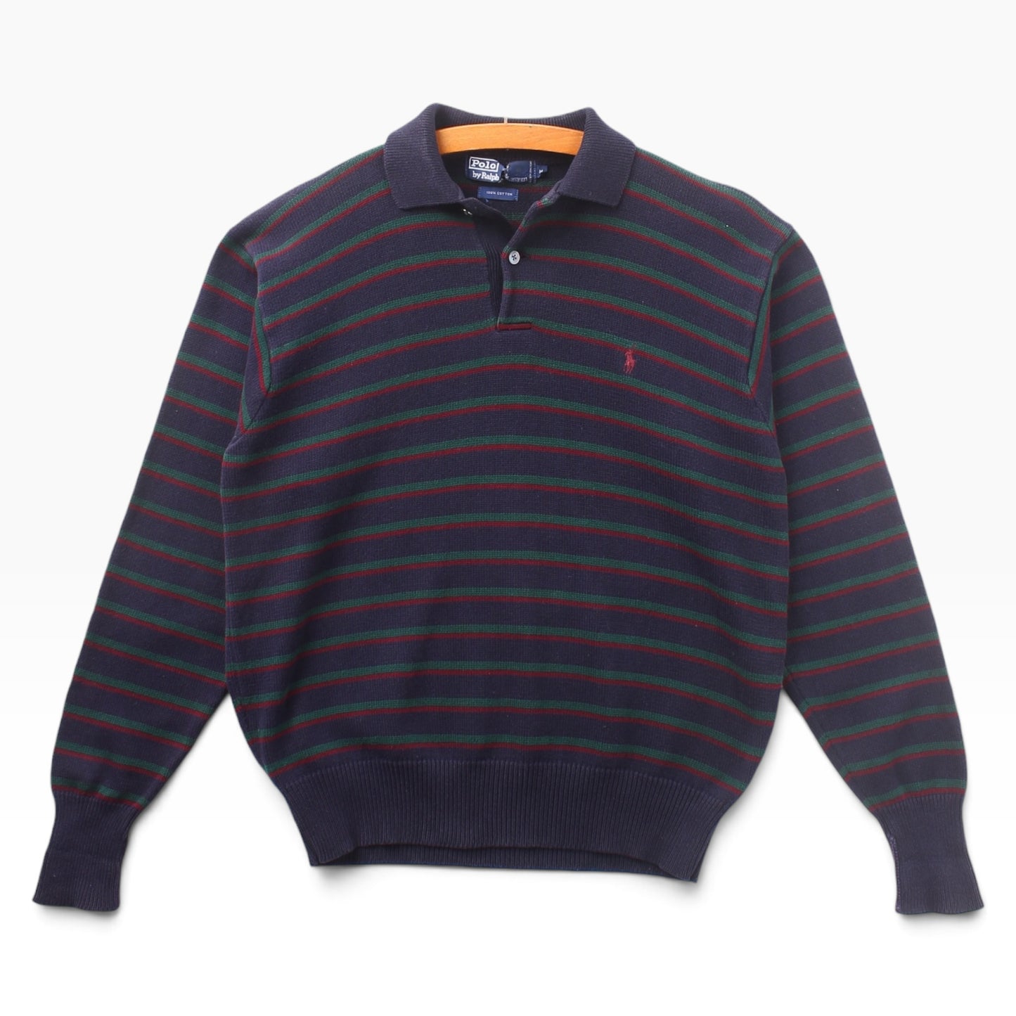 90s Polo Ralph Lauren cotton polo sweater S/M