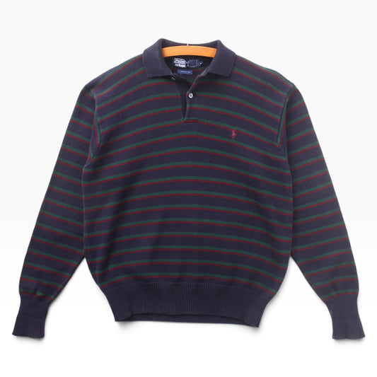 90s Polo Ralph Lauren cotton polo sweater S/M