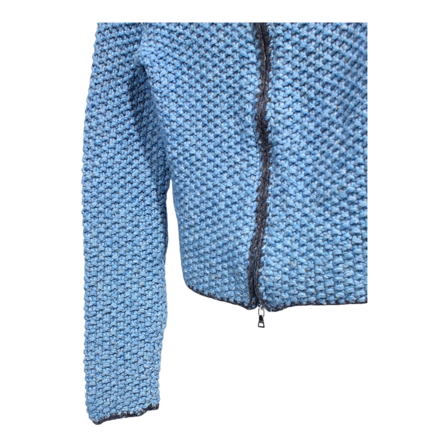 Prada zip knit sweater small