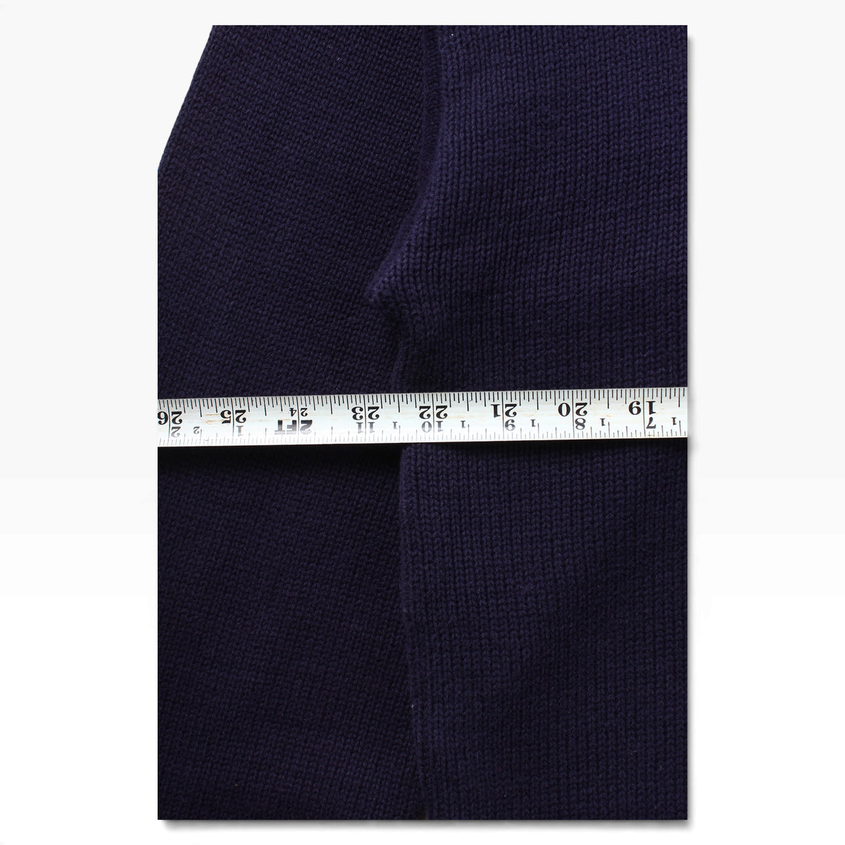 90s Cotton sweater denim collar medium