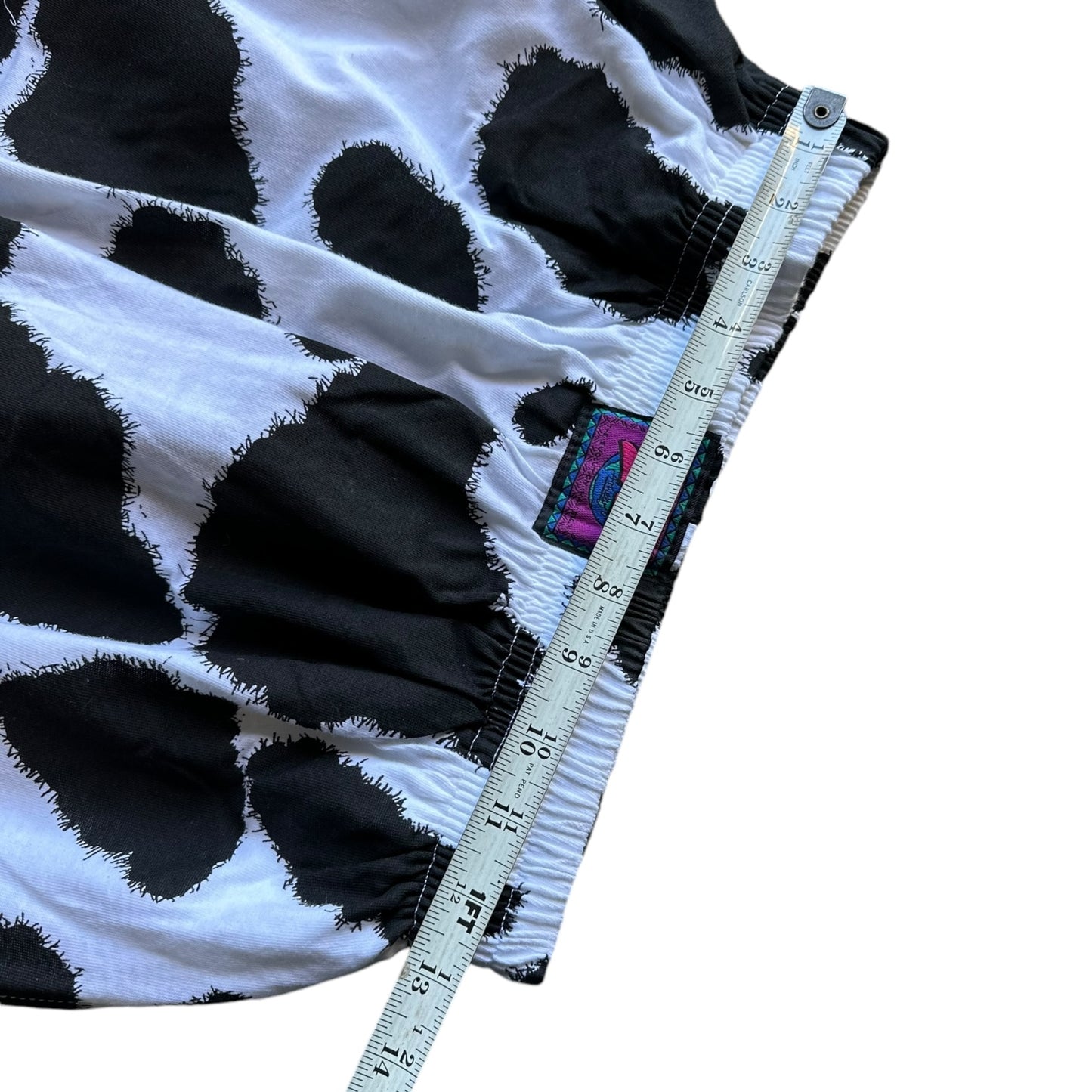 Cow print pants M/L