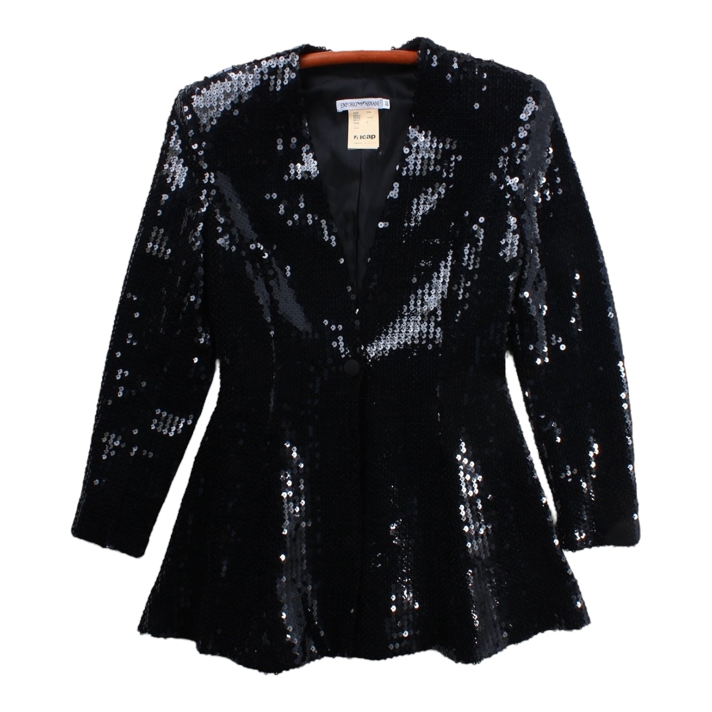 90s Emporio Armani sequin jacket sz40