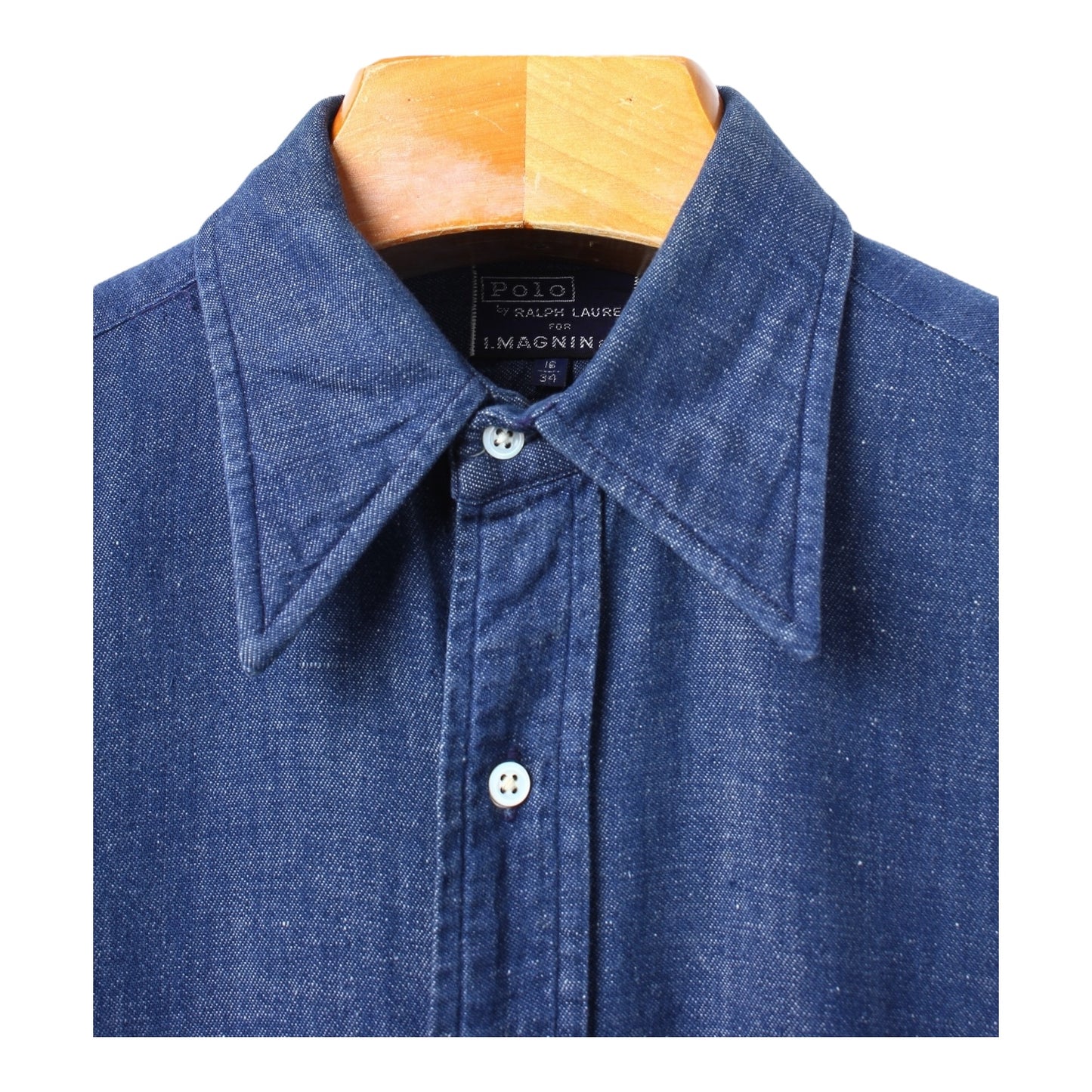 70s Polo Ralph Lauren for i. magnin denim shirt large