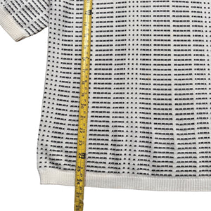 Wiseguy style zip woven shirt medium